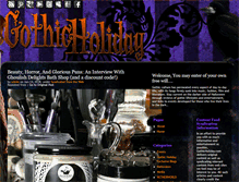 Tablet Screenshot of gothicholiday.com